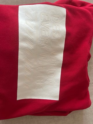 Sudadera Roja Primark Talla L