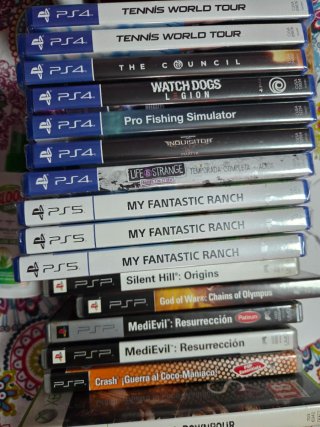 Lote 205 juegos varias consolas