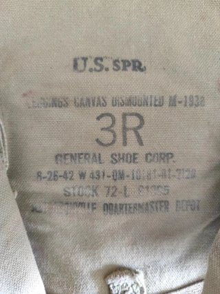 Polainas M1938 US army