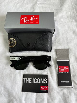 Gafas de Sol Ray-Ban State Street Black/G15 Green