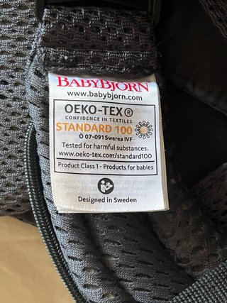 Mochila Portabebés BabyBjörn Anthracite