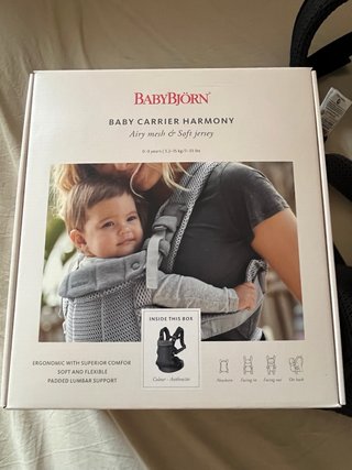 Mochila Portabebés BabyBjörn Anthracite