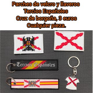 Parches y llaveros Tercios Españoles