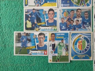 Lote cromos fútbol Getafe C.F.Panini La Liga
