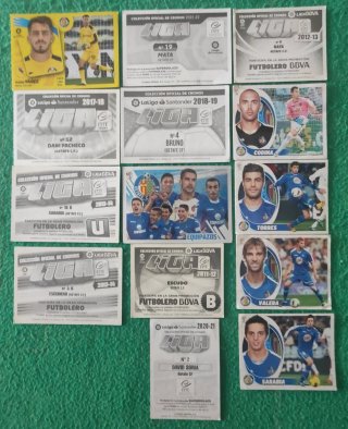 Lote cromos fútbol Getafe C.F.Panini La Liga