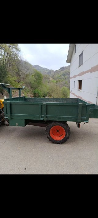 Tractor Pascuali 463e y remolque