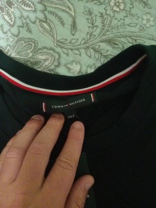 Camiseta Tommy Hilfiger Talla 3XL Negra