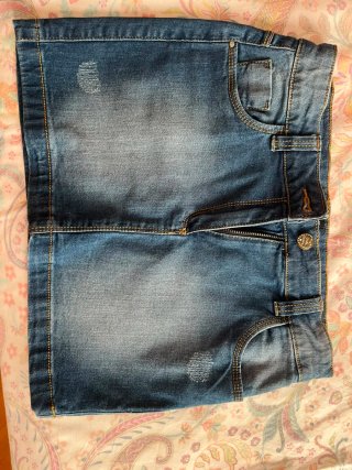 Minifalda vaquera azul 11-12