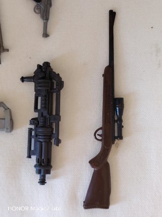 Lote armas Geyperman Action Man vintage