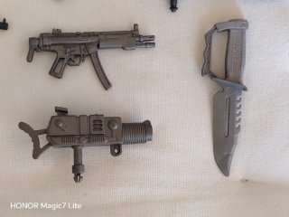 Lote armas Geyperman Action Man vintage