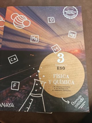 Libros 3 ESO fisica y quimica