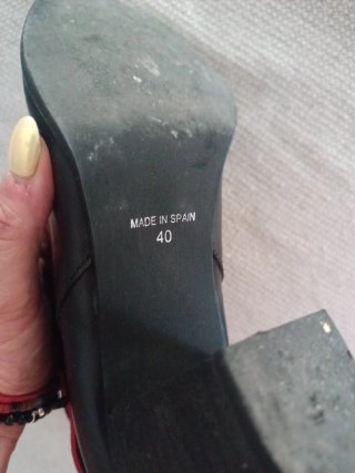 Botín mujer piel negro