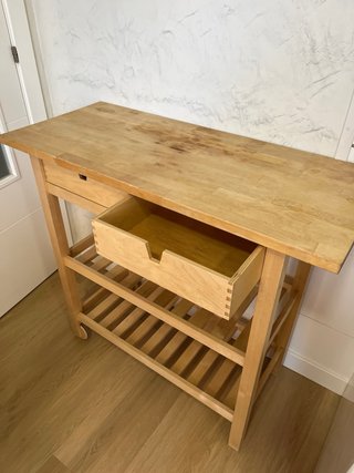 Carro de cocina madera Ikea
