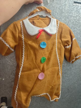 Disfraz Galleta Jengibre 6-12 meses