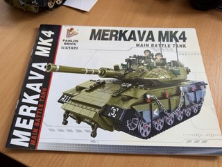 Tanque Merkava M4 de Lego militar