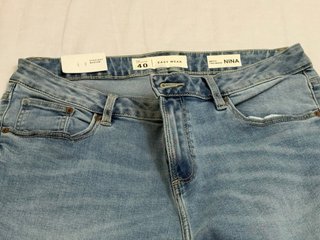 2 Pantalones Vaqueros Azules Talla L/40 nuevos