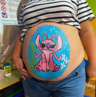 Belly painting. Pintura embarazadas