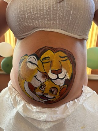 Belly painting. Pintura embarazadas