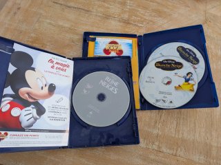 Pack 2 DVDs Disney: Frozen y Blanche Neige