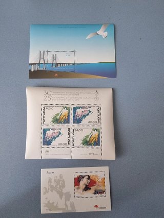 Sellos Correos Portugal HOJITAS BLOQUE