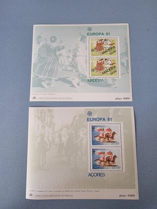 Sellos Correos Portugal HOJITAS BLOQUE