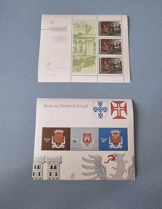 Sellos Correos Portugal HOJITAS BLOQUE