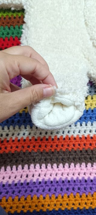 Buzo oso/oveja blanco talla 50cm