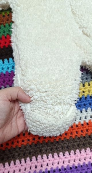 Buzo oso/oveja blanco talla 50cm
