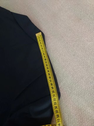 Traje de hombre negro (chaqueta y pantalón) XL