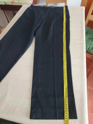 Traje de hombre negro (chaqueta y pantalón) XL