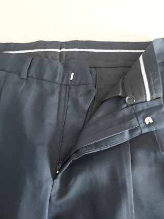 Traje de hombre negro (chaqueta y pantalón) XL