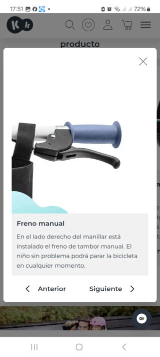 Bicicleta sin pedales Kinderkraft