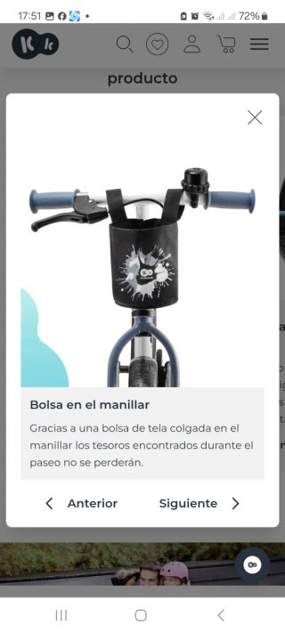 Bicicleta sin pedales Kinderkraft