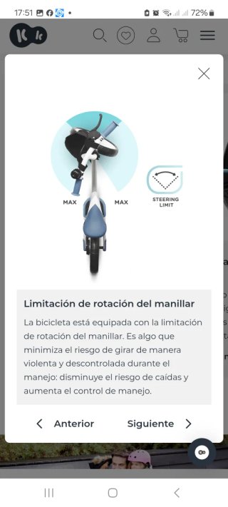 Bicicleta sin pedales Kinderkraft