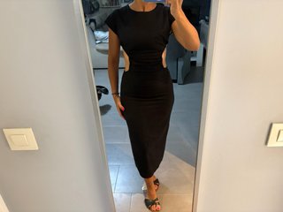 Vestido negro Zara talla XS