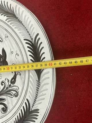 ESPECTACULAR PLATO ANTIGUO TALAVERA 41 cm