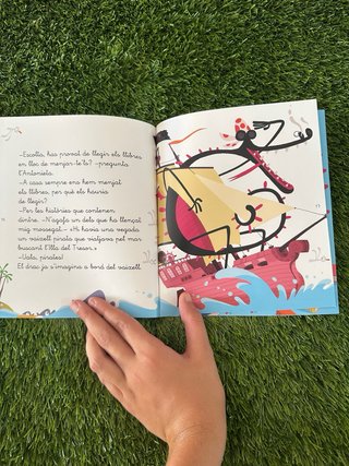 Libro Un drac al jardi