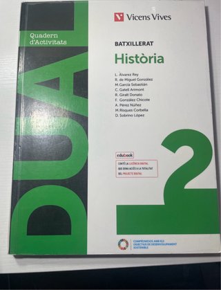 Història, 2 Batxillerat, Dual Quadern d'activitats