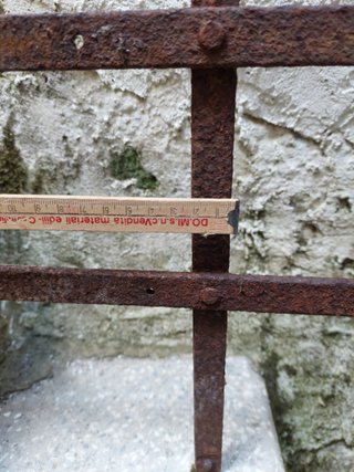 Antica Grata Inferriata Ferro Battuto cm 85 X 110