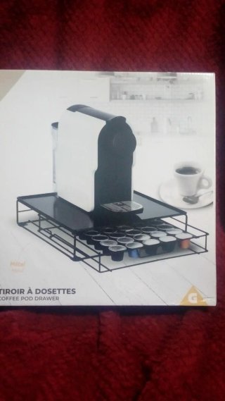 Cajón nuevo para cápsulas de café