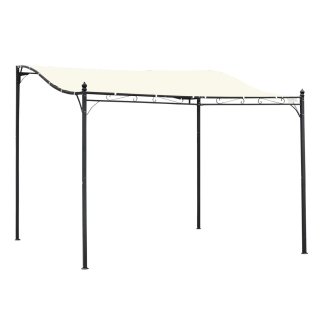 Pérgola de tela y metal