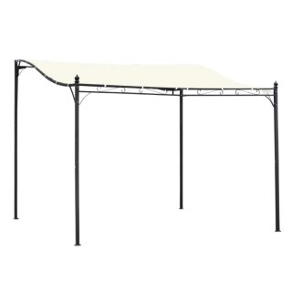 Pérgola de tela y metal