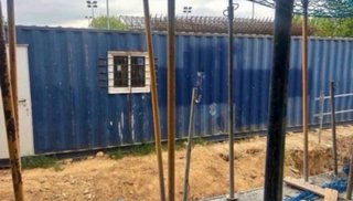 CONTENEDOR MARITIMO ACONDICIONADO A CASETA DE OBRA