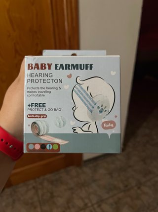Cascos bebé para reducir ruido