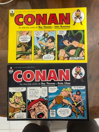 Conan: Las Daily-Strip Comics No 1 y 2 (Forum, 198