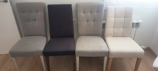 Juego de 4 sillas de comedor prácticamente nuevas
