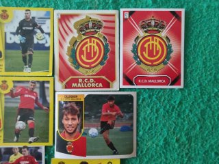 Lote cromos fútbol RCD Mallorca Panini La Liga