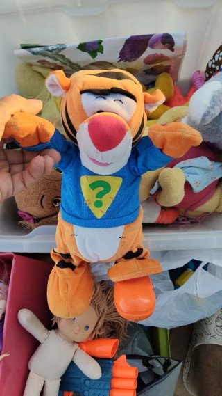 Lote de muñecos y peluches vintage