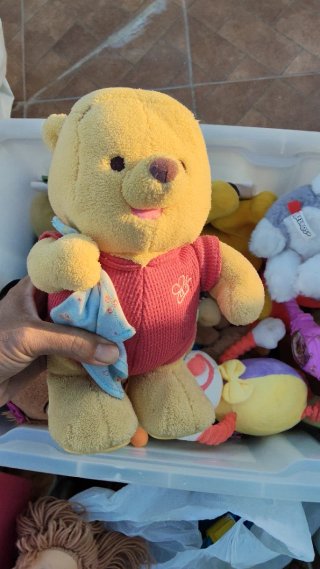 Lote de muñecos y peluches vintage