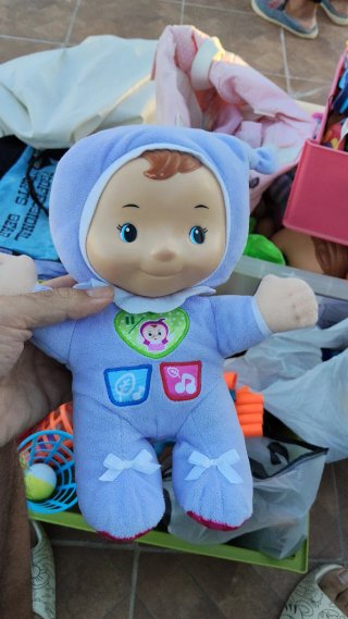 Lote de muñecos y peluches vintage
